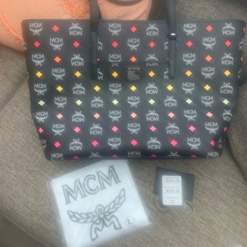 MCM Leather Tote